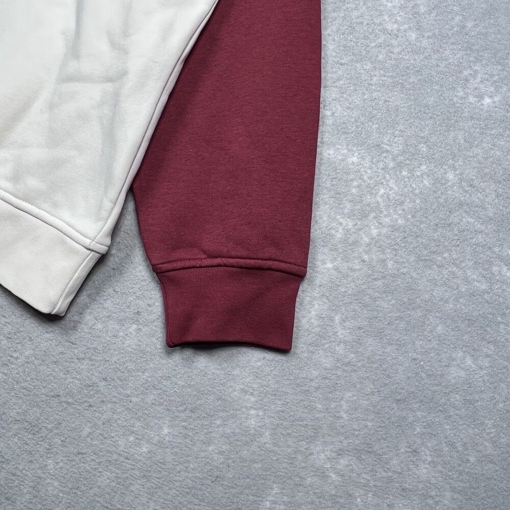 Levis Sweater Mens Large Red White Blue Color block Crew Neck Sweatshirt Relaxed - Picture 4 of 13